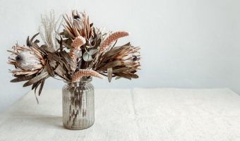 manualidades con flores secas